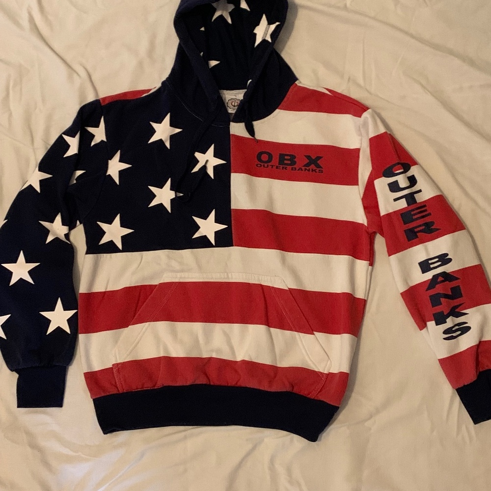 Outer Banks American Flag Hoodie